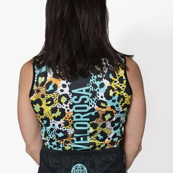 BN Velarosa Cheetahlicious Bike Sleeveless Jersey Small - Picture 5 of 7